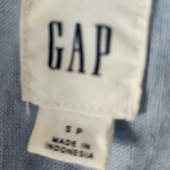 G3  Summer Linen - airy - long in front & back  - Gap Small Shirt - Picture 4 of 7